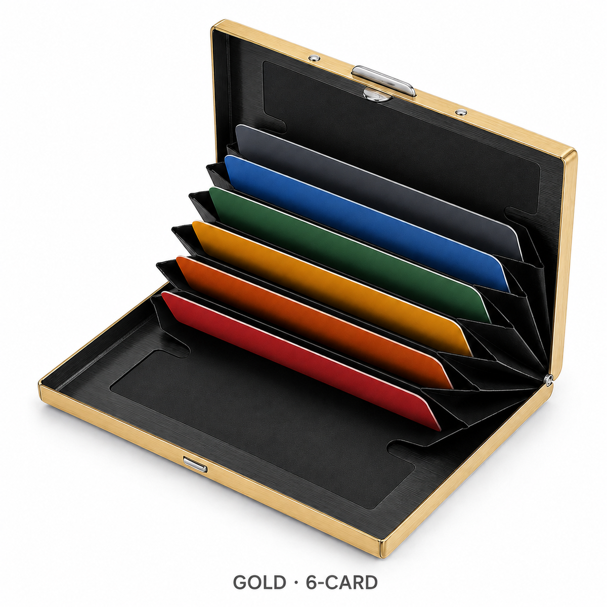 π₯RFID-Blocking Stainless Steel Card Wallet β Organized, Secure & Pocket-Ready π