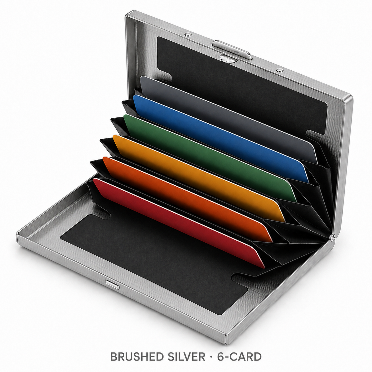 π₯RFID-Blocking Stainless Steel Card Wallet β Organized, Secure & Pocket-Ready π